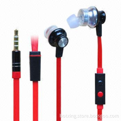 Stereo high quality brand new in-ear metal headphone with microphone
